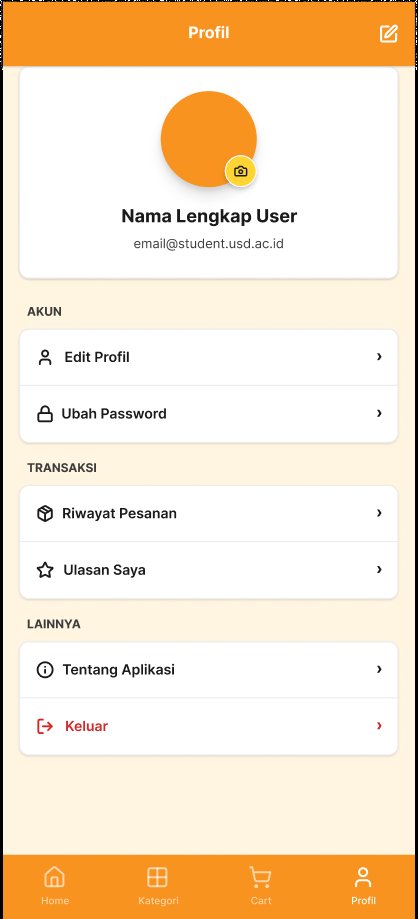 Halaman profil pengguna Bookstore